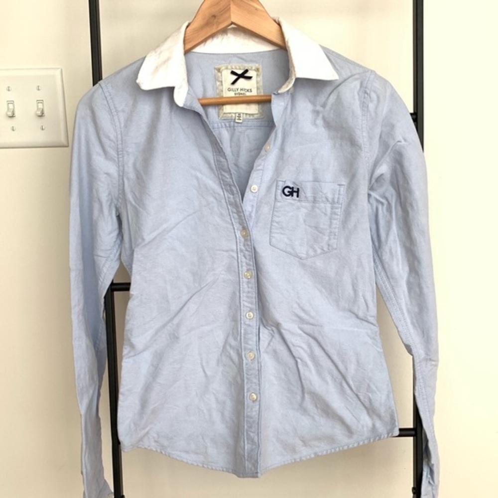 Gilly Hicks Button Up Shirt w/ Breast Pocket